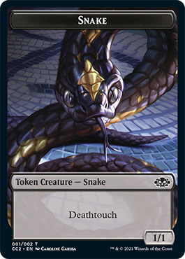 Snake // Zombie Double-Sided Token [Commander Collection: Black Tokens] - Magic: The Gathering - Card Brawlers | Quebec | Canada |