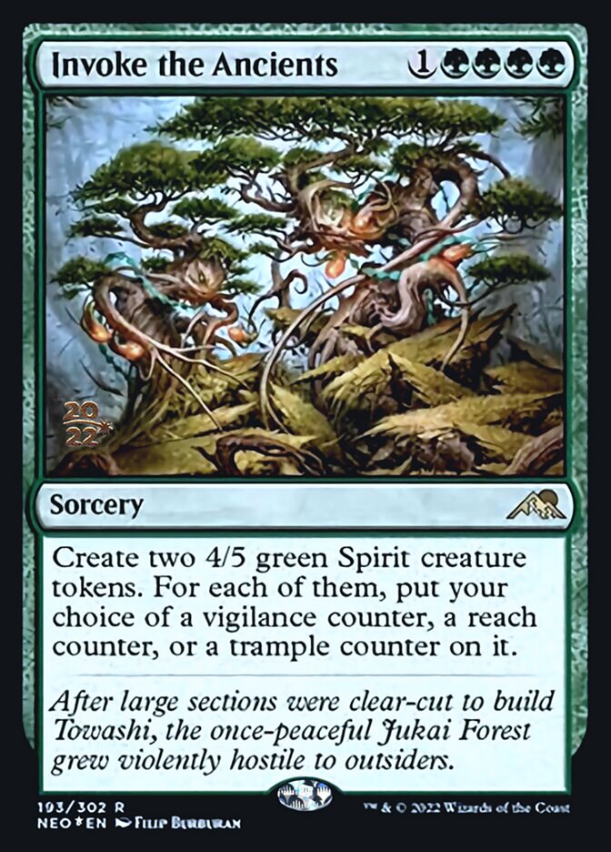 Invoke the Ancients [Kamigawa: Neon Dynasty Prerelease Promos] - Magic: The Gathering - Card Brawlers | Quebec | Canada |