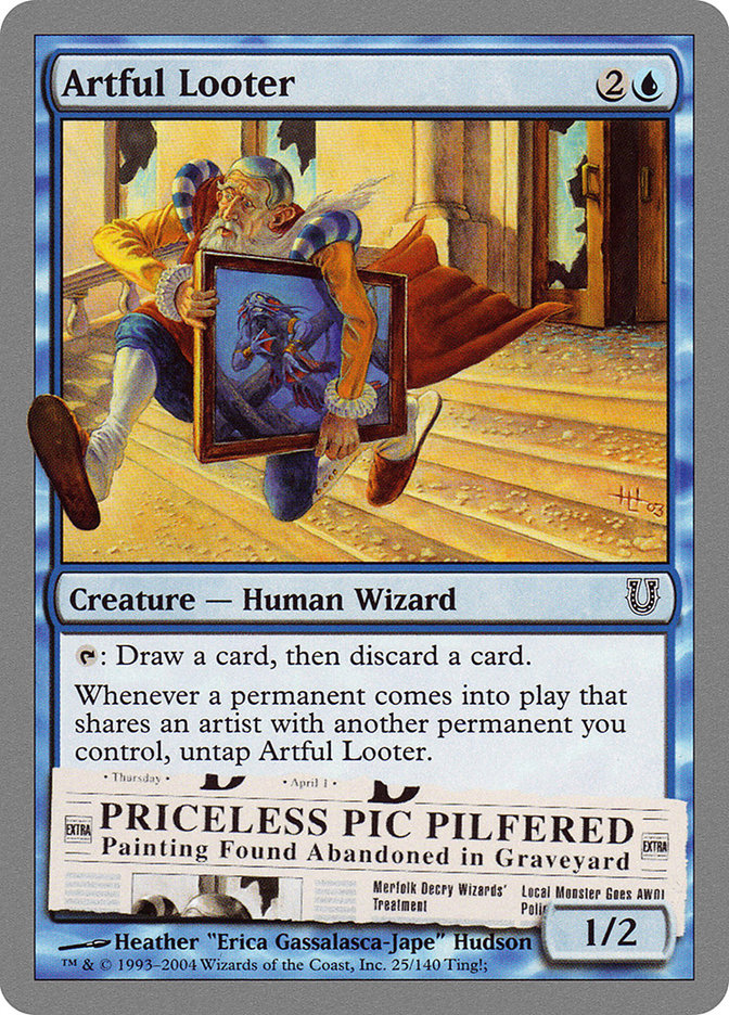 Artful Looter [Unhinged] - Magic: The Gathering - Card Brawlers | Quebec | Canada |