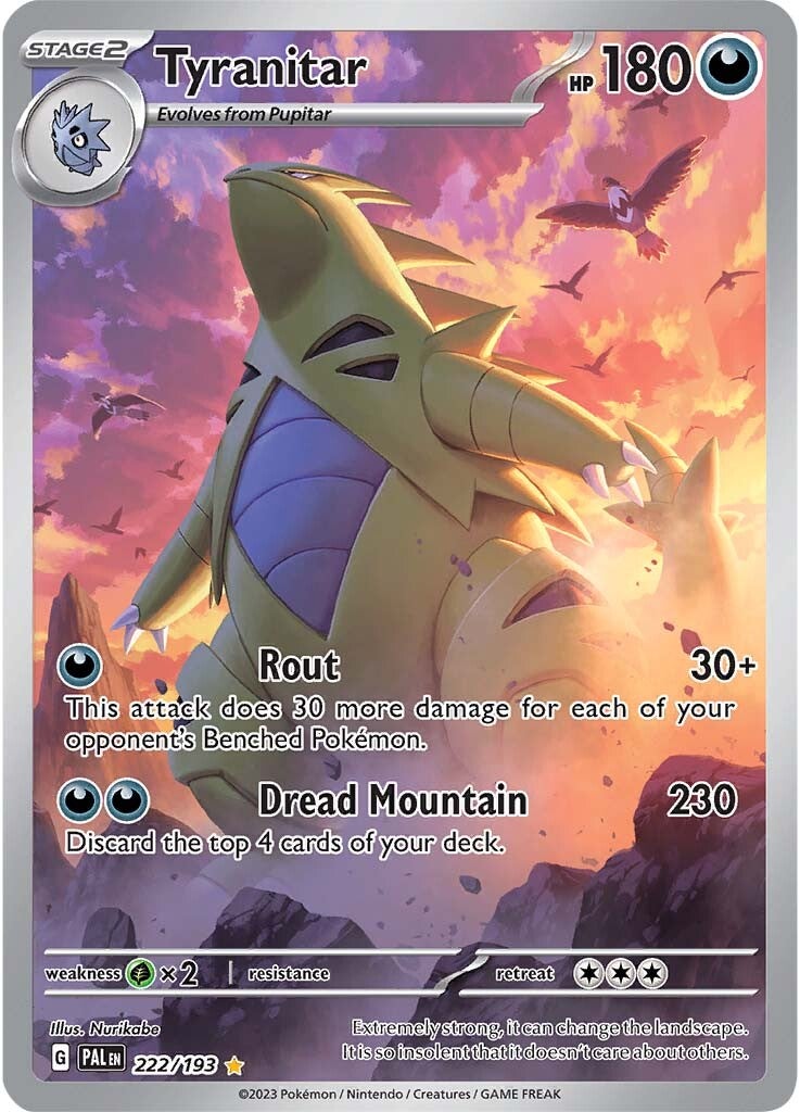 Tyranitar (222/193) [Scarlet & Violet: Paldea Evolved] - Pokémon - Card Brawlers | Quebec | Canada |