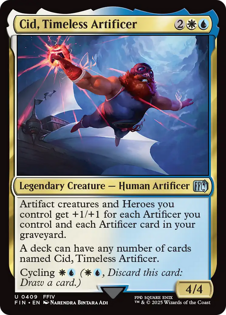 Cid, Timeless Artificer (0409) [FINAL FANTASY] - Magic: The Gathering - Card Brawlers | Quebec | Canada |