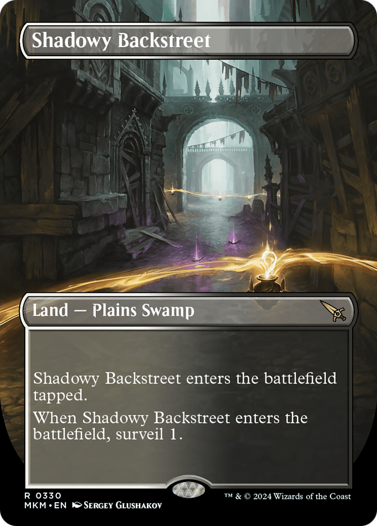 Shadowy Backstreet (Borderless) [Murders at Karlov Manor] - Magic: The Gathering - Card Brawlers | Quebec | Canada |