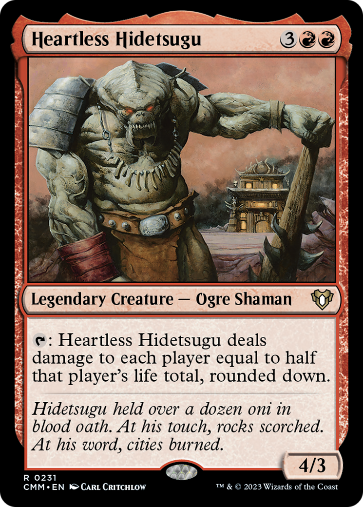 Heartless Hidetsugu [Commander Masters] - Magic: The Gathering - Card Brawlers | Quebec | Canada |