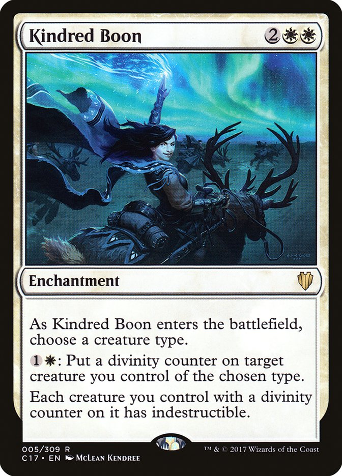 Kindred Boon [Commander 2017] - Magic: The Gathering - Card Brawlers | Quebec | Canada |