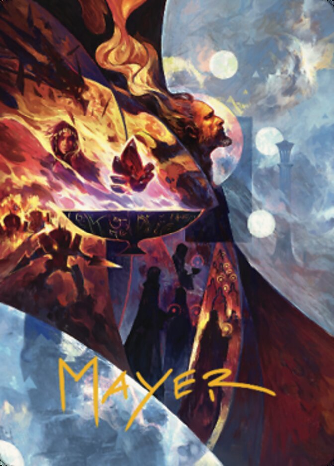 Urza's Command Art Card (Gold-Stamped Signature) [The Brothers' War Art Series] - Magic: The Gathering - Card Brawlers | Quebec | Canada |