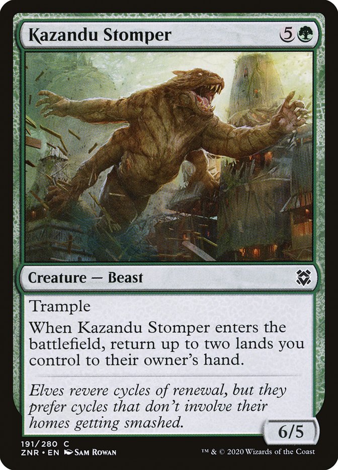 Kazandu Stomper [Zendikar Rising] - Magic: The Gathering - Card Brawlers | Quebec | Canada |