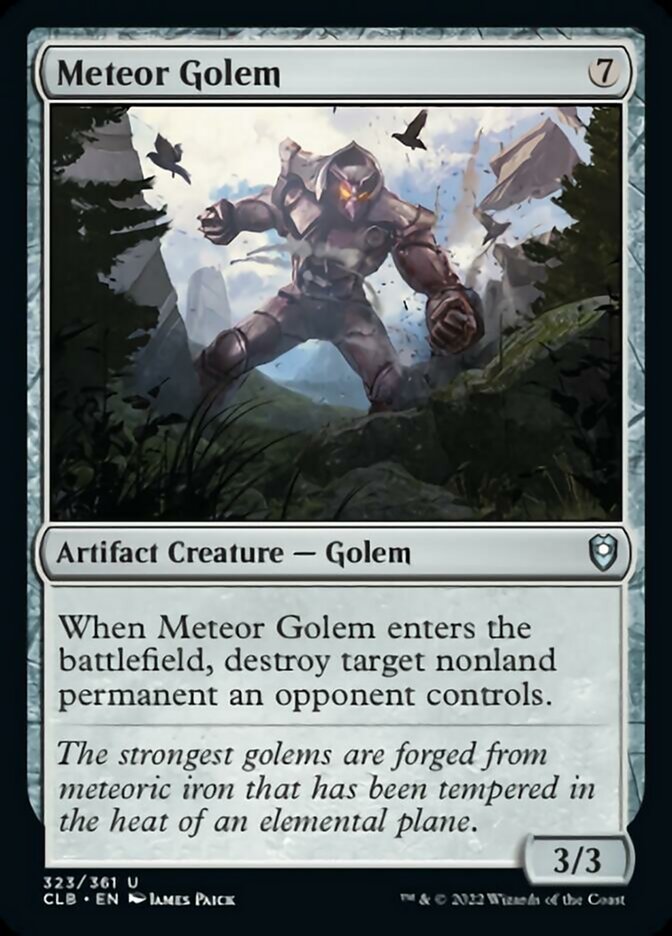 Meteor Golem [Commander Legends: Battle for Baldur's Gate] - Magic: The Gathering - Card Brawlers | Quebec | Canada |