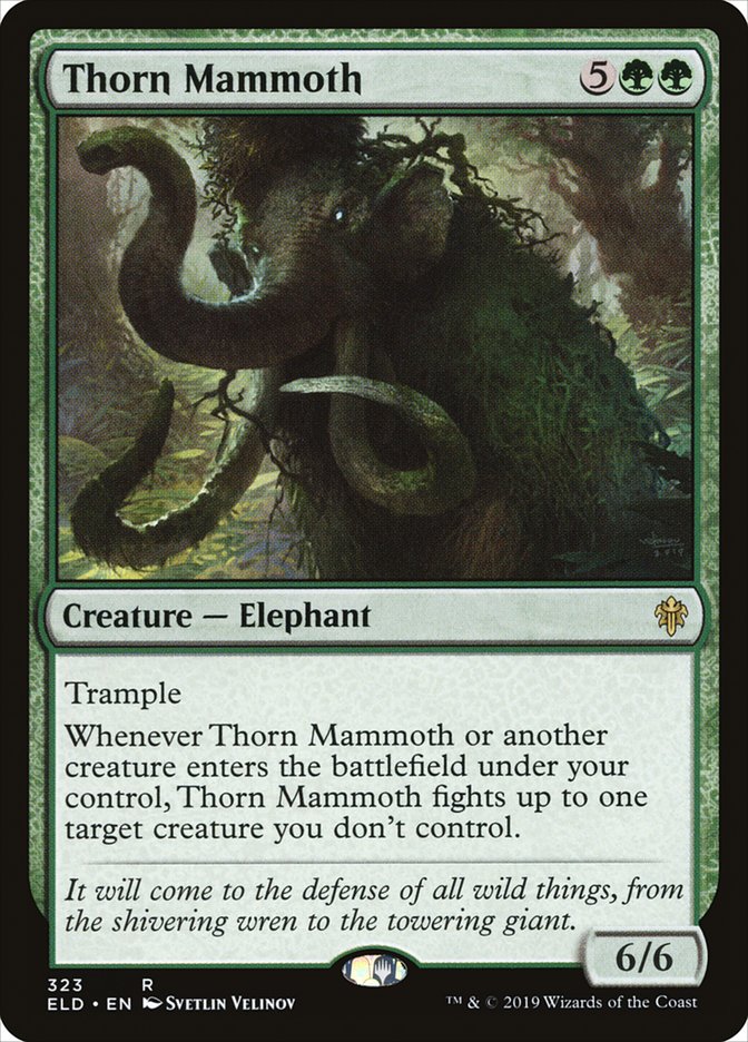 Thorn Mammoth [Throne of Eldraine] - Magic: The Gathering - Card Brawlers | Quebec | Canada |