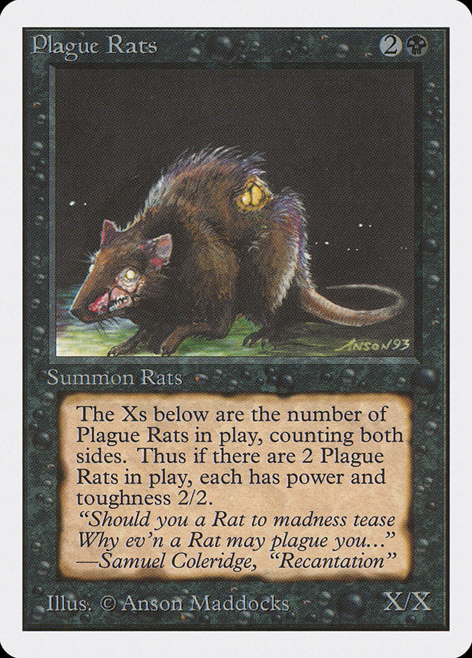 Plague Rats [Unlimited Edition] - Magic: The Gathering - Card Brawlers | Quebec | Canada |