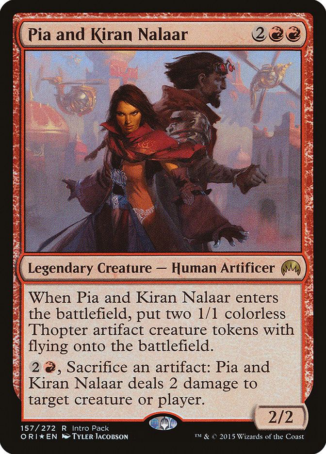 Pia and Kiran Nalaar (Intro Pack) [Magic Origins Promos] - Magic: The Gathering - Card Brawlers | Quebec | Canada |