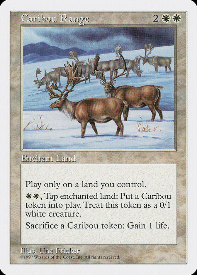 Caribou Range [Fifth Edition] - Magic: The Gathering - Card Brawlers | Quebec | Canada |