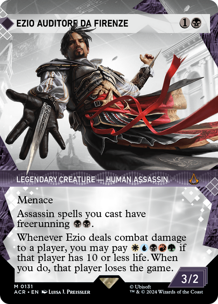 Ezio Auditore da Firenze (Showcase) [Assassin's Creed] - Magic: The Gathering - Card Brawlers | Quebec | Canada |