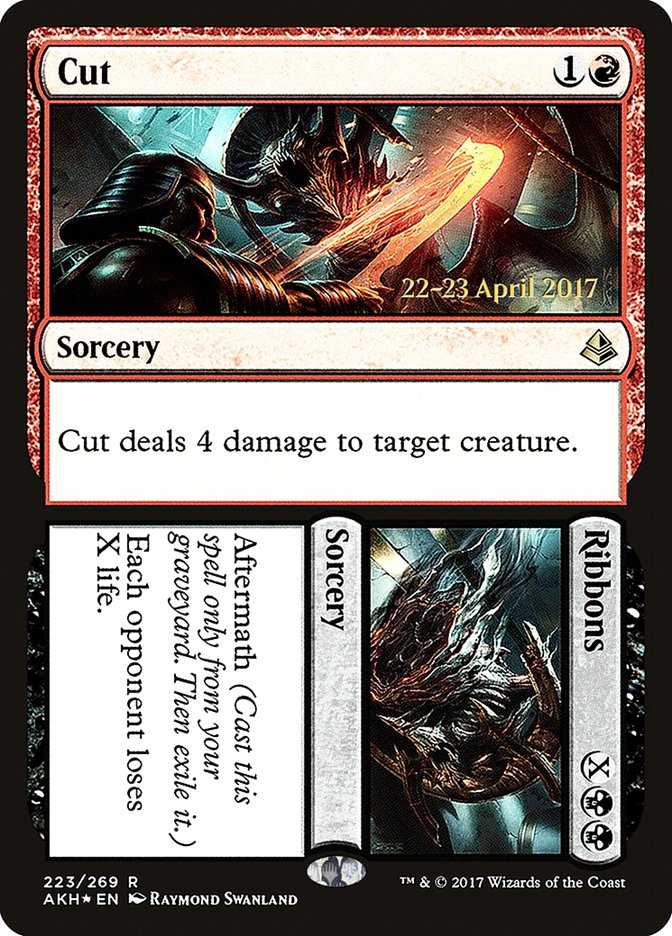 Cut // Ribbons [Amonkhet Prerelease Promos] - Magic: The Gathering - Card Brawlers | Quebec | Canada |