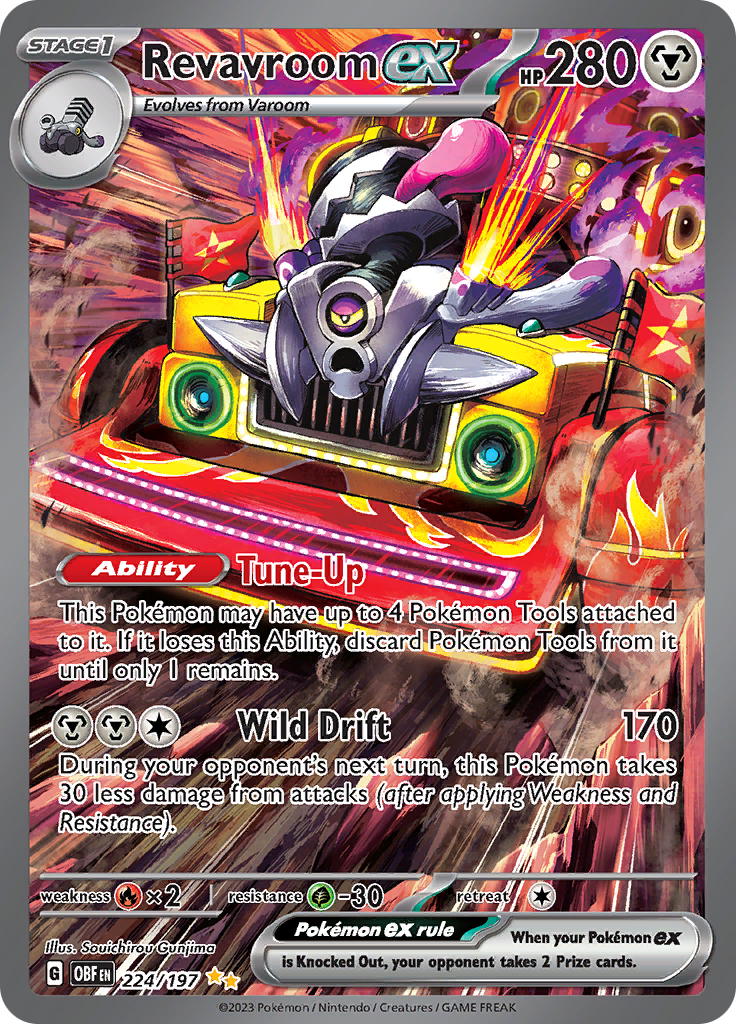 Revavroom ex (224/197) [Scarlet & Violet: Obsidian Flames] - Pokémon - Card Brawlers | Quebec | Canada |