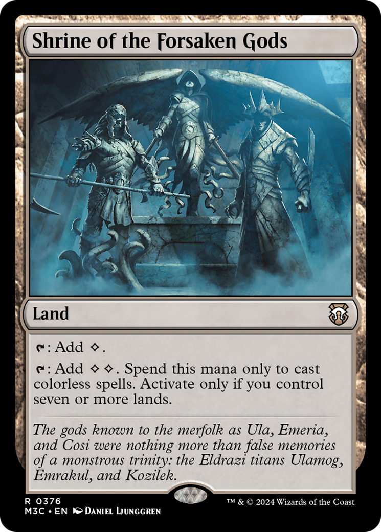 Shrine of the Forsaken Gods (Ripple Foil) [Modern Horizons 3 Commander] - Magic: The Gathering - Card Brawlers | Quebec | Canada |
