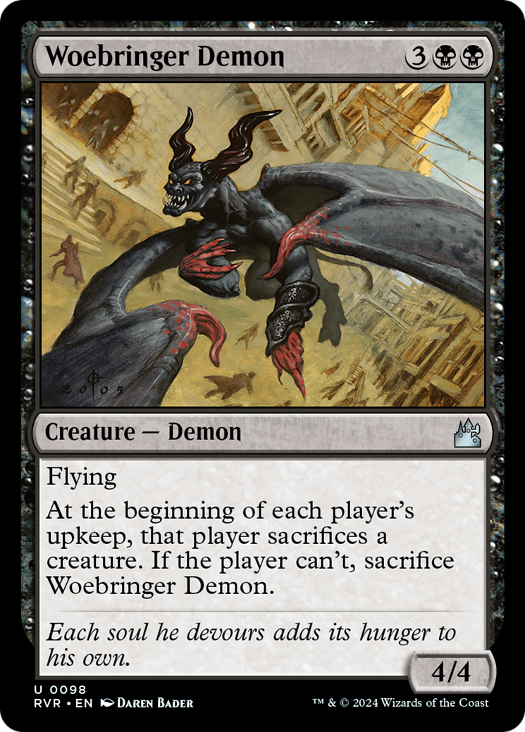 Woebringer Demon [Ravnica Remastered] - Magic: The Gathering - Card Brawlers | Quebec | Canada |
