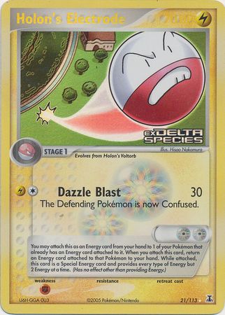 Holon's Electrode (21/113) (Stamped) [EX: Delta Species] - Pokémon - Card Brawlers | Quebec | Canada |