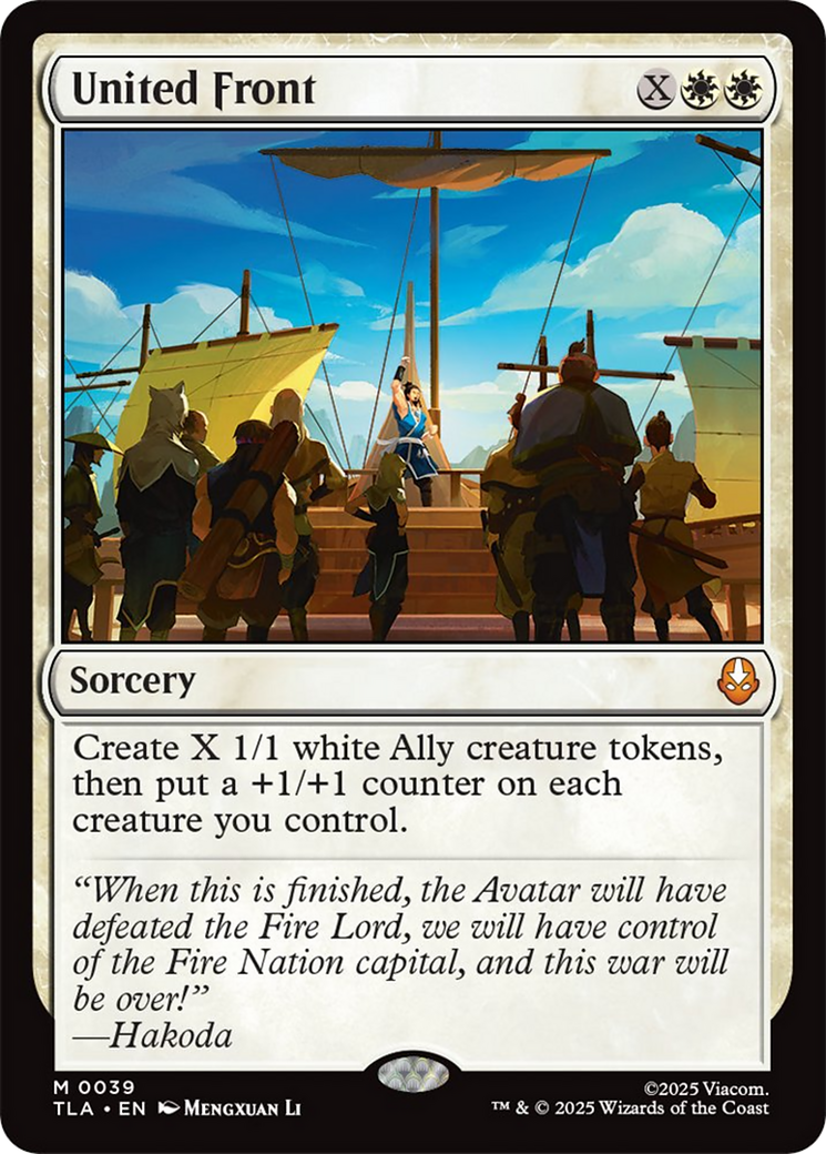 United Front [Avatar: The Last Airbender] - Magic: The Gathering - Card Brawlers | Quebec | Canada |