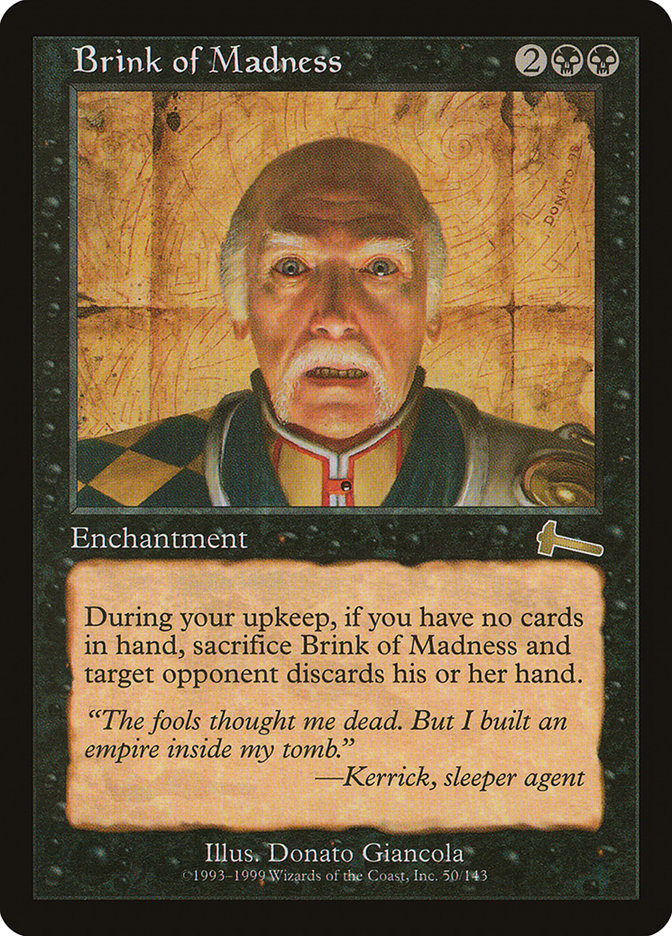 Brink of Madness [Urza's Legacy] - Magic: The Gathering - Card Brawlers | Quebec | Canada |