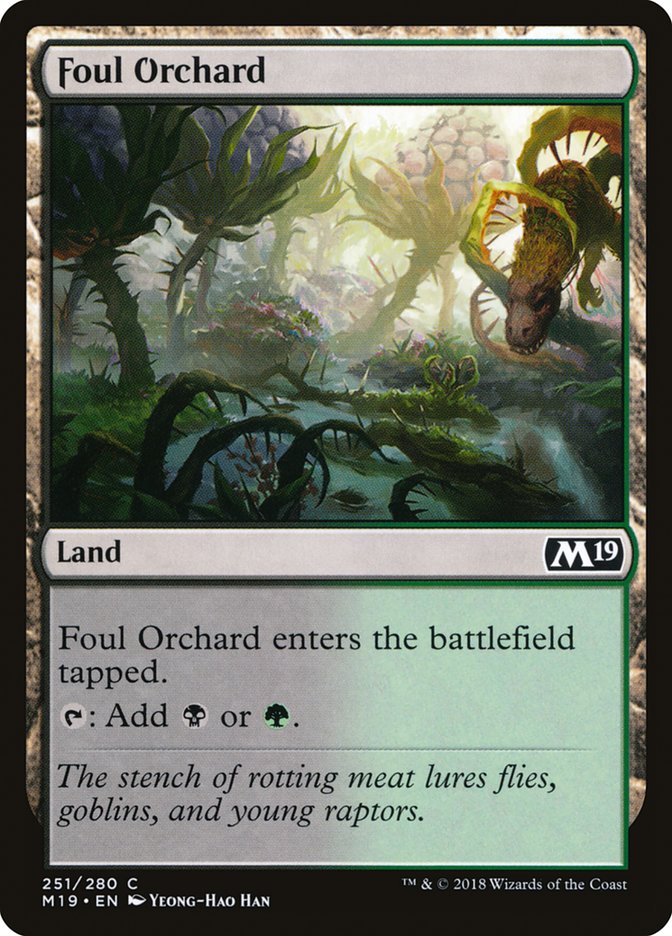 Foul Orchard [Core Set 2019] - Magic: The Gathering - Card Brawlers | Quebec | Canada |