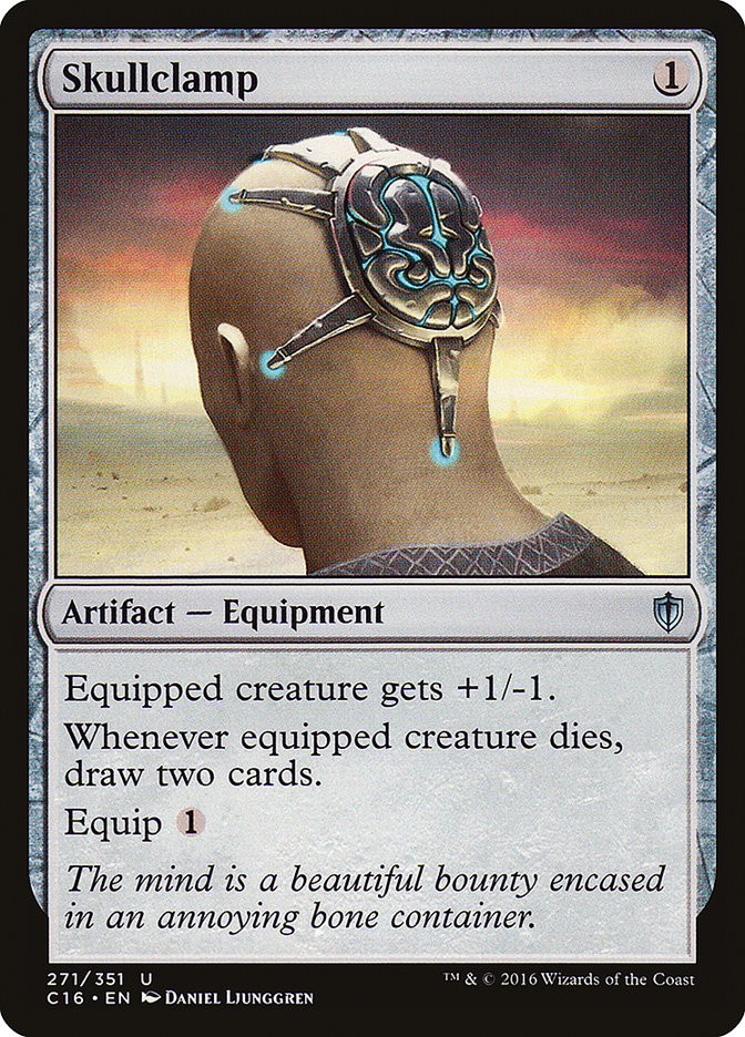 Skullclamp [Commander 2016] - Magic: The Gathering - Card Brawlers | Quebec | Canada |