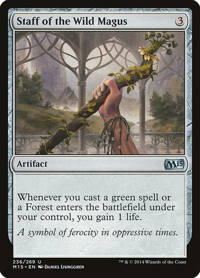 Staff of the Wild Magus [Magic 2015] - Magic: The Gathering - Card Brawlers | Quebec | Canada |