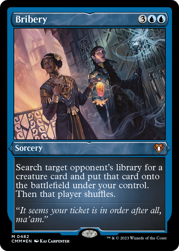 Bribery (Foil Etched) [Commander Masters] - Magic: The Gathering - Card Brawlers | Quebec | Canada |