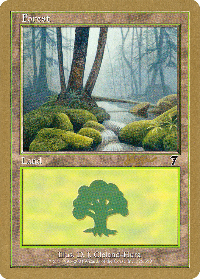 Forest (328) (Sim Han How) [World Championship Decks 2002] - Magic: The Gathering - Card Brawlers | Quebec | Canada |