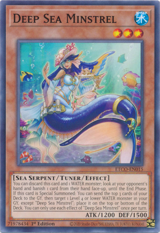 Deep Sea Minstrel [ETCO-EN015] Common - Yu-Gi-Oh! - Card Brawlers | Quebec | Canada |