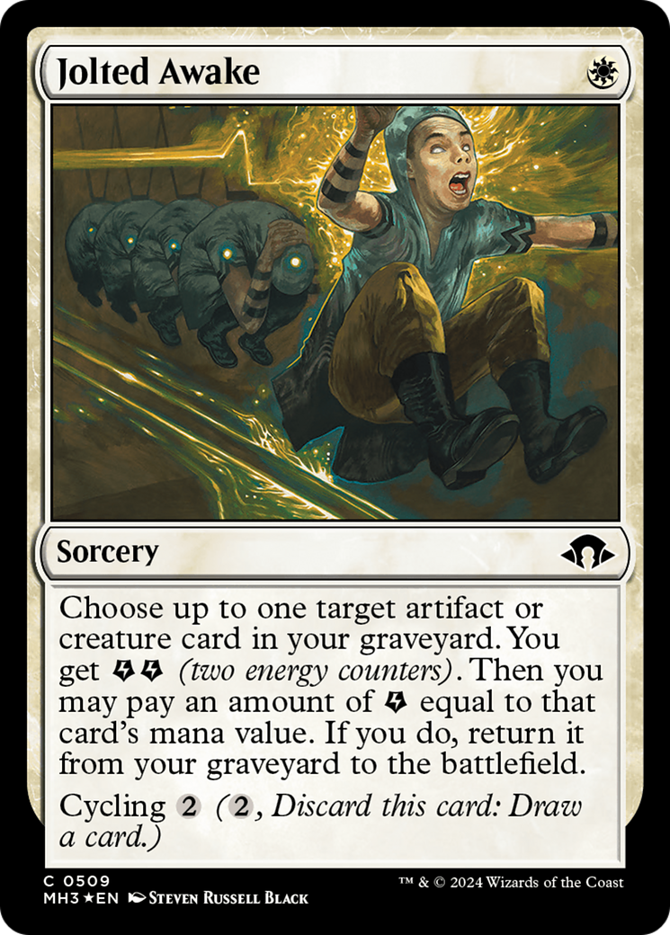 Jolted Awake (Ripple Foil) [Modern Horizons 3] - Magic: The Gathering - Card Brawlers | Quebec | Canada |