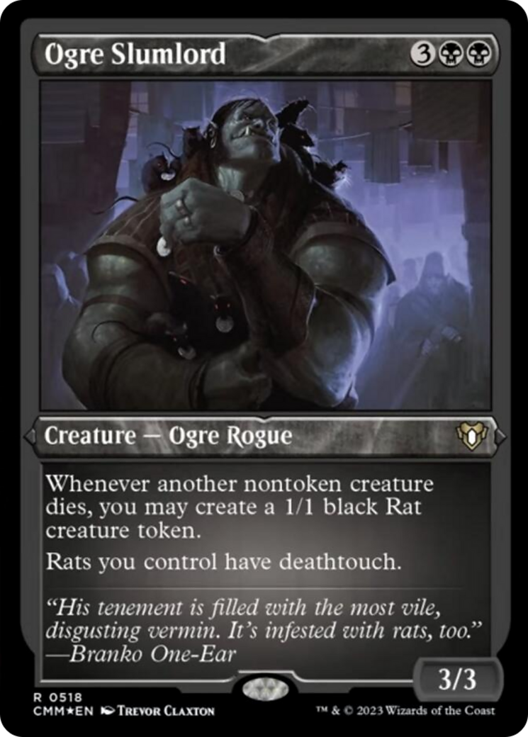 Ogre Slumlord (Foil Etched) [Commander Masters] - Magic: The Gathering - Card Brawlers | Quebec | Canada |