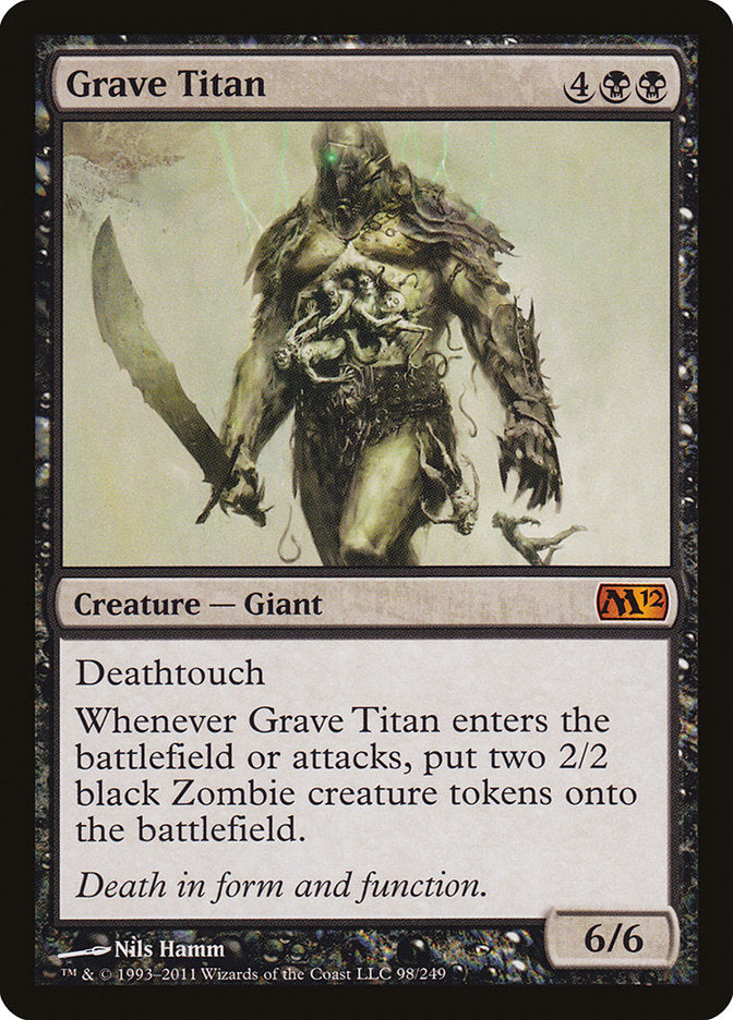 Grave Titan [Magic 2012] - Magic: The Gathering - Card Brawlers | Quebec | Canada |