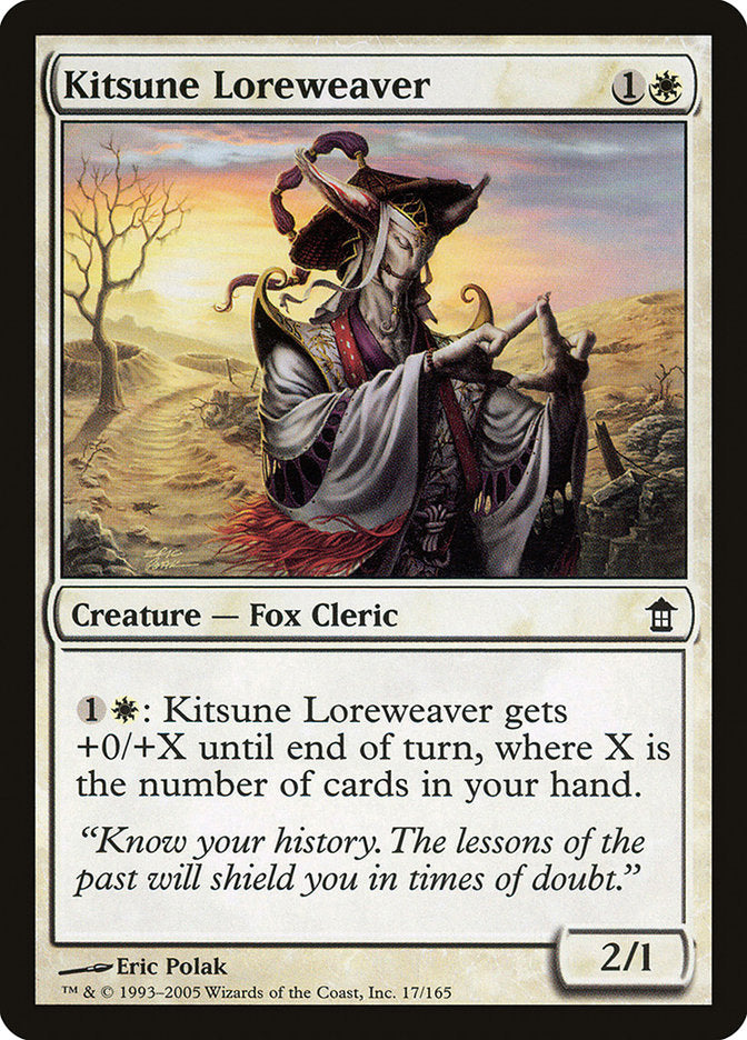 Kitsune Loreweaver [Saviors of Kamigawa] - Magic: The Gathering - Card Brawlers | Quebec | Canada |