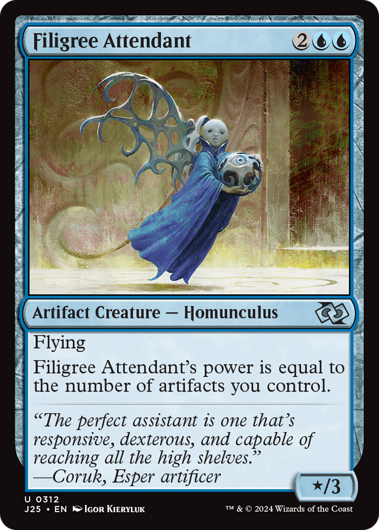 Filigree Attendant [Foundations Jumpstart] - Magic: The Gathering - Card Brawlers | Quebec | Canada |