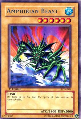 Amphibian Beast [LON-008] Rare - Yu-Gi-Oh! - Card Brawlers | Quebec | Canada |