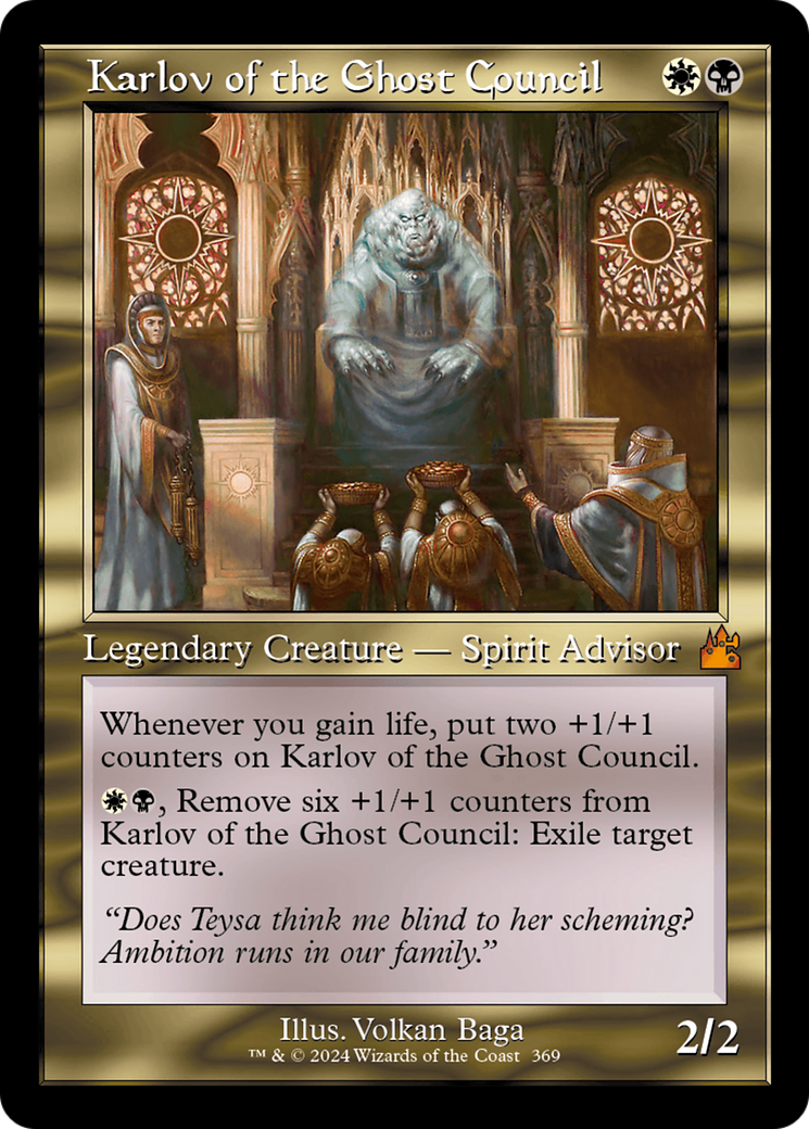 Karlov of the Ghost Council (Retro Frame) [Ravnica Remastered] - Magic: The Gathering - Card Brawlers | Quebec | Canada |