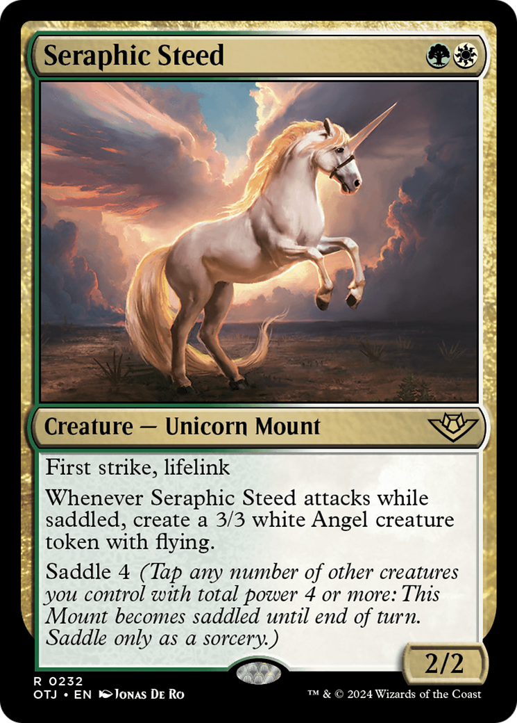 Seraphic Steed [Outlaws of Thunder Junction] - Magic: The Gathering - Card Brawlers | Quebec | Canada |