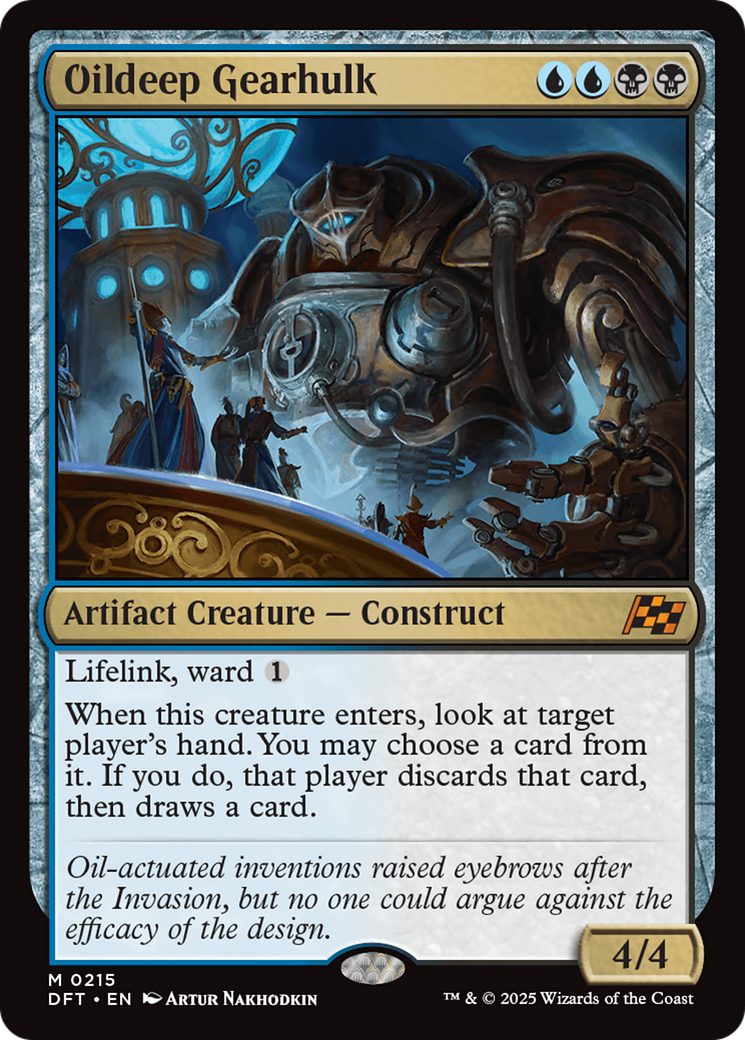 Oildeep Gearhulk [Aetherdrift] - Magic: The Gathering - Card Brawlers | Quebec | Canada |