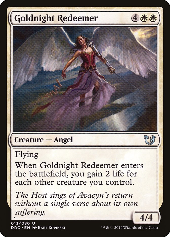Goldnight Redeemer [Duel Decks: Blessed vs. Cursed] - Magic: The Gathering - Card Brawlers | Quebec | Canada |