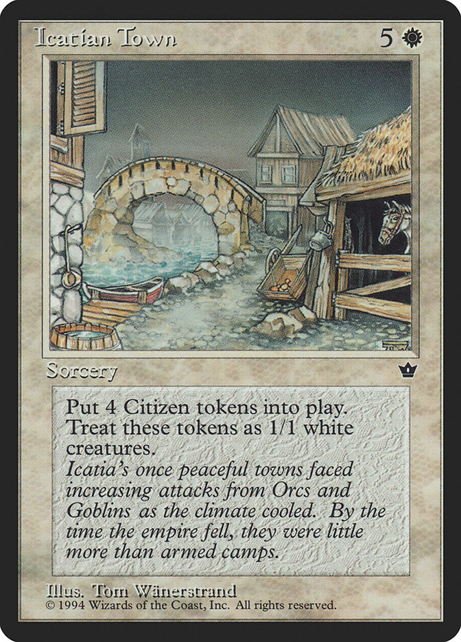 Icatian Town [Fallen Empires] - Magic: The Gathering - Card Brawlers | Quebec | Canada |
