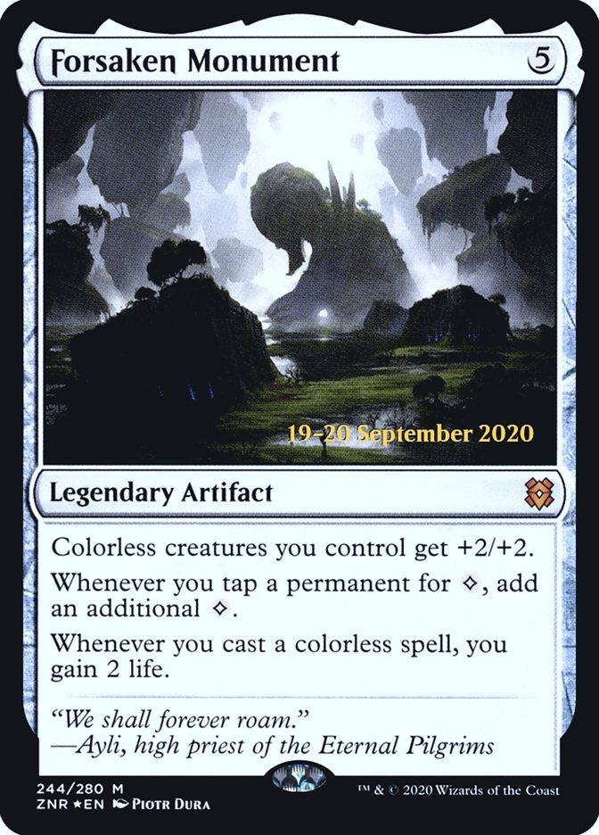 Forsaken Monument [Zendikar Rising Prerelease Promos] - Magic: The Gathering - Card Brawlers | Quebec | Canada |