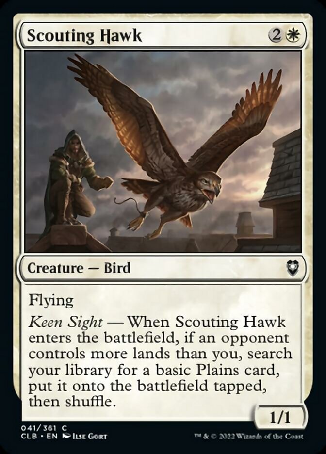 Scouting Hawk [Commander Legends: Battle for Baldur's Gate] - Magic: The Gathering - Card Brawlers | Quebec | Canada |