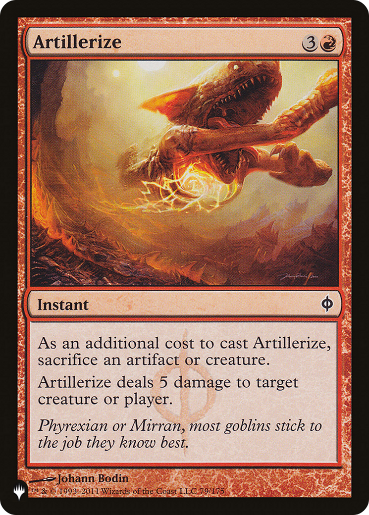 Artillerize [The List] - Magic: The Gathering - Card Brawlers | Quebec | Canada |
