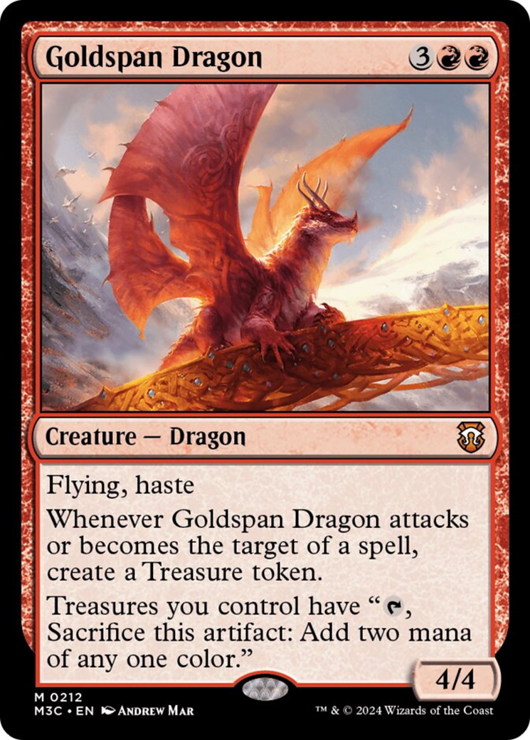 Goldspan Dragon [Modern Horizons 3 Commander] - Magic: The Gathering - Card Brawlers | Quebec | Canada |