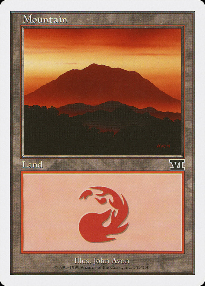 Mountain (343) [Classic Sixth Edition] - Magic: The Gathering - Card Brawlers | Quebec | Canada |