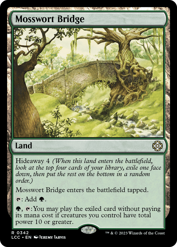 Mosswort Bridge [The Lost Caverns of Ixalan Commander] - Magic: The Gathering - Card Brawlers | Quebec | Canada |
