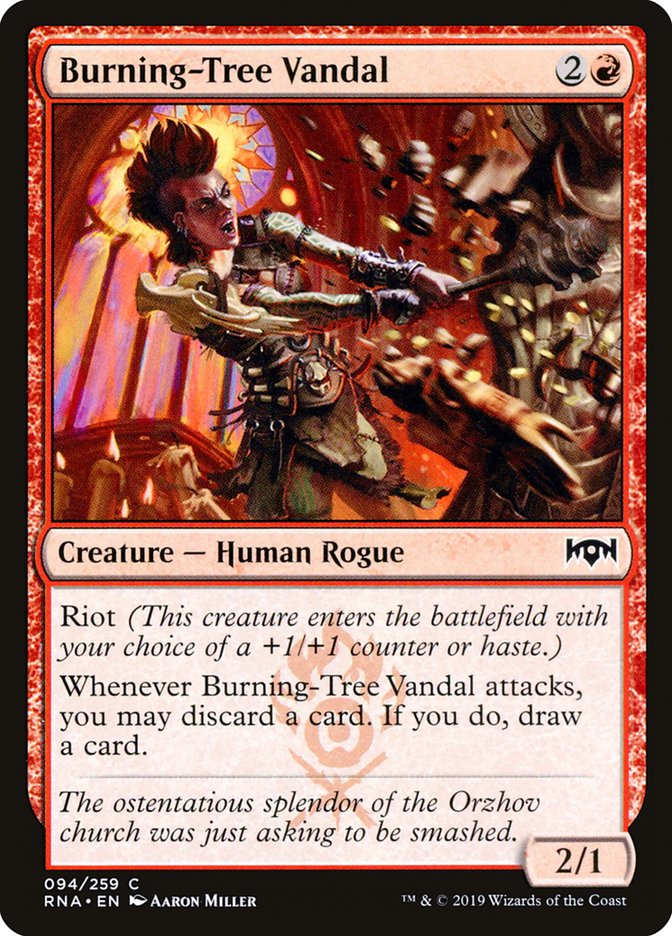 Burning-Tree Vandal [Ravnica Allegiance] - Magic: The Gathering - Card Brawlers | Quebec | Canada |