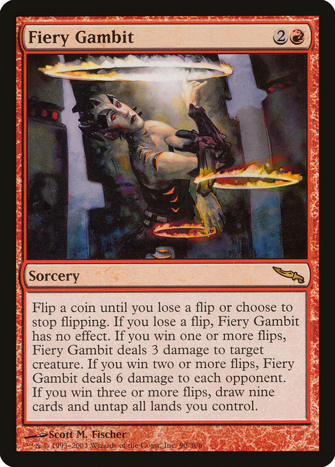 Fiery Gambit [Mirrodin] - Magic: The Gathering - Card Brawlers | Quebec | Canada |