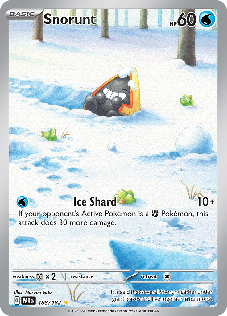 Snorunt (188/182) [Scarlet & Violet: Paradox Rift] - Pokémon - Card Brawlers | Quebec | Canada |