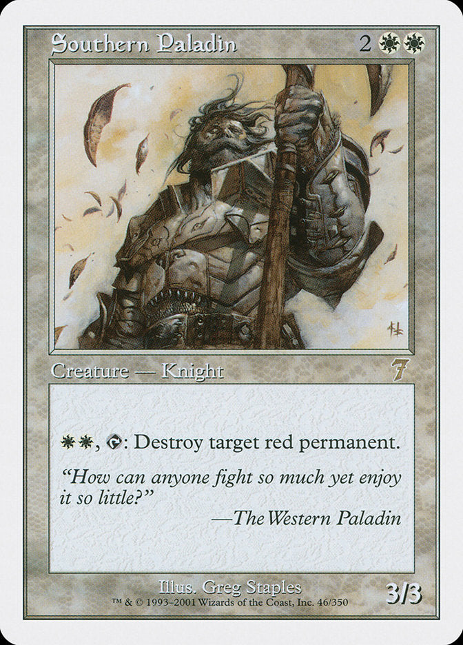 Southern Paladin [Seventh Edition] - Magic: The Gathering - Card Brawlers | Quebec | Canada |